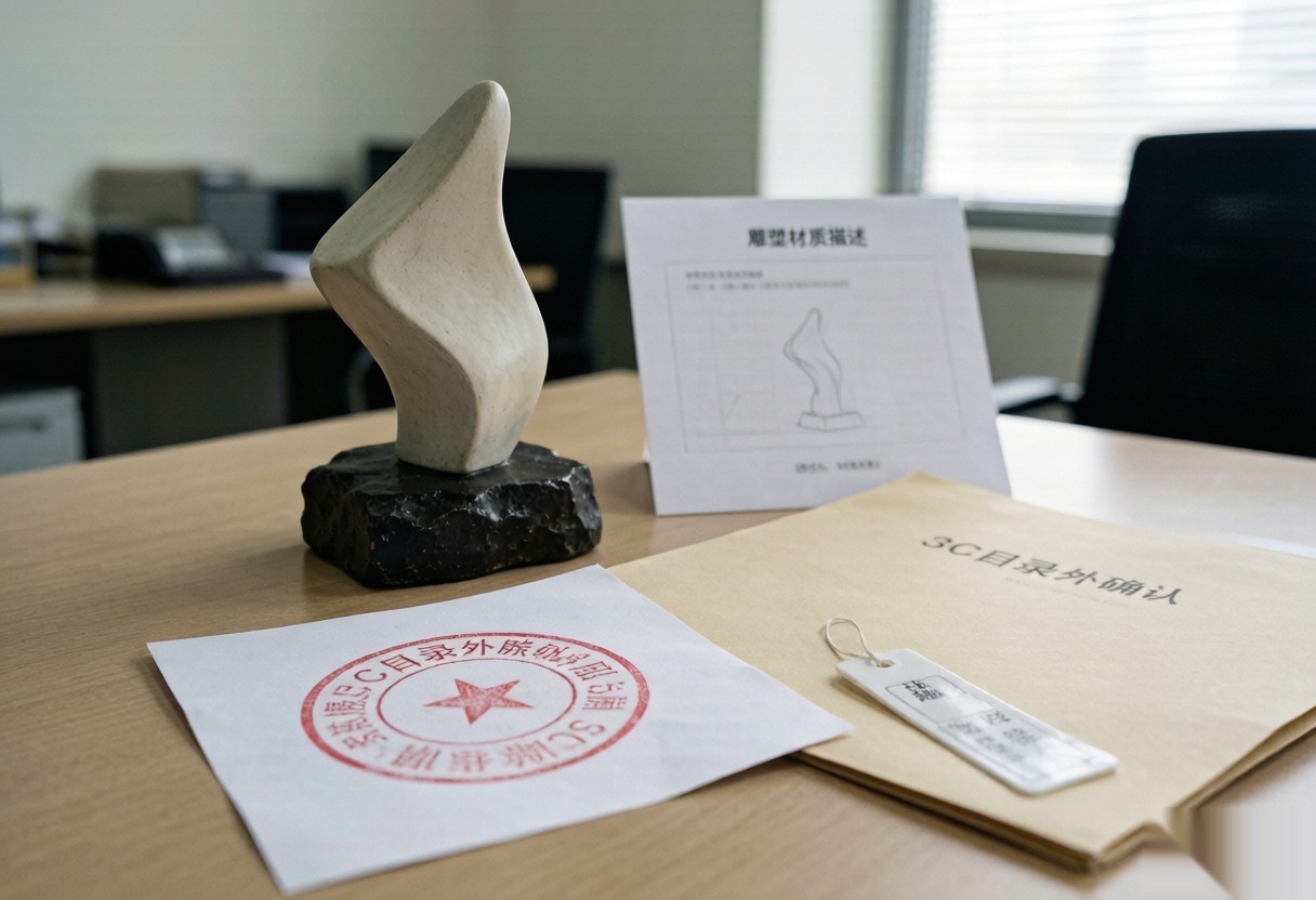雕塑3C目录外认证单证与海关查验准备